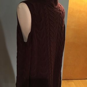 NY&Co NWOT Cold Shoulder Sweater Sz Large